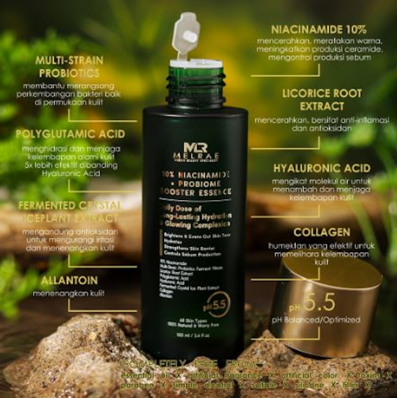 Melrae 10% Niacinamide + Probiome Booster Essence 3
