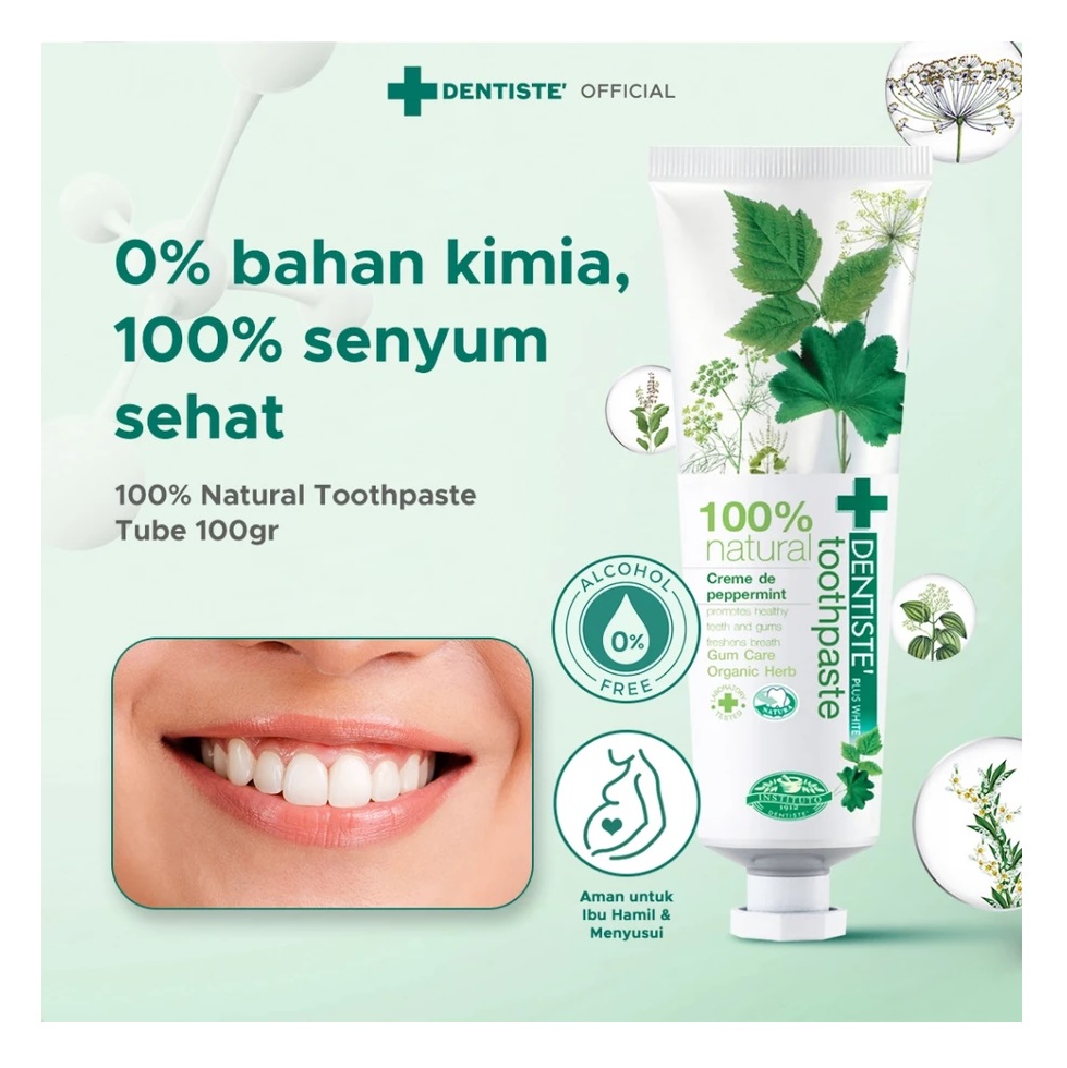 Dentiste 100% Natural Toothpaste 