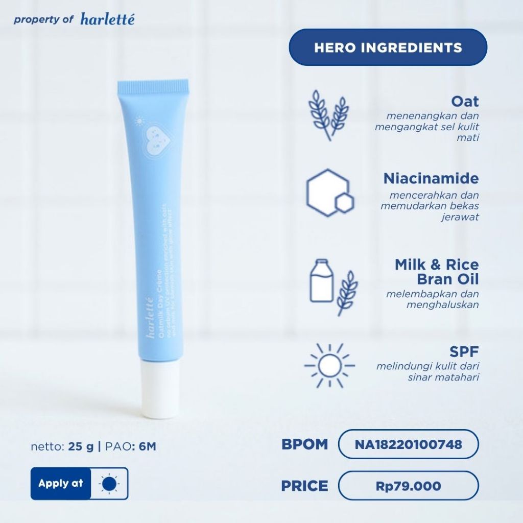 Harlette Beauty Harlette Oatmilk Day Creme