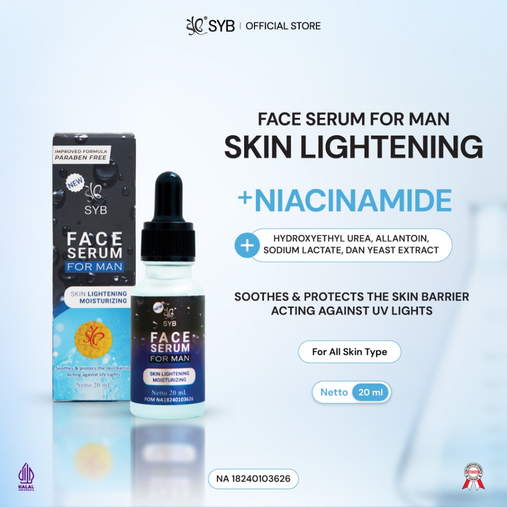  New SYB Face Serum For Man Skin Lightening Moisturizer