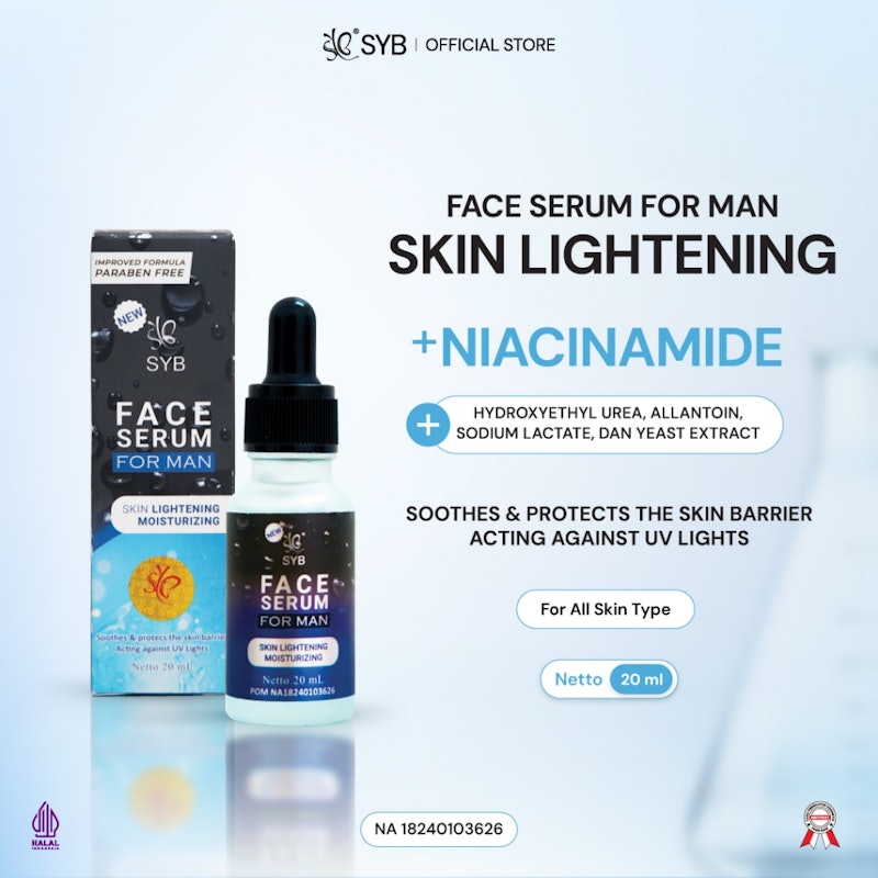 New SYB Face Serum For Man Skin Lightening Moisturizer 2