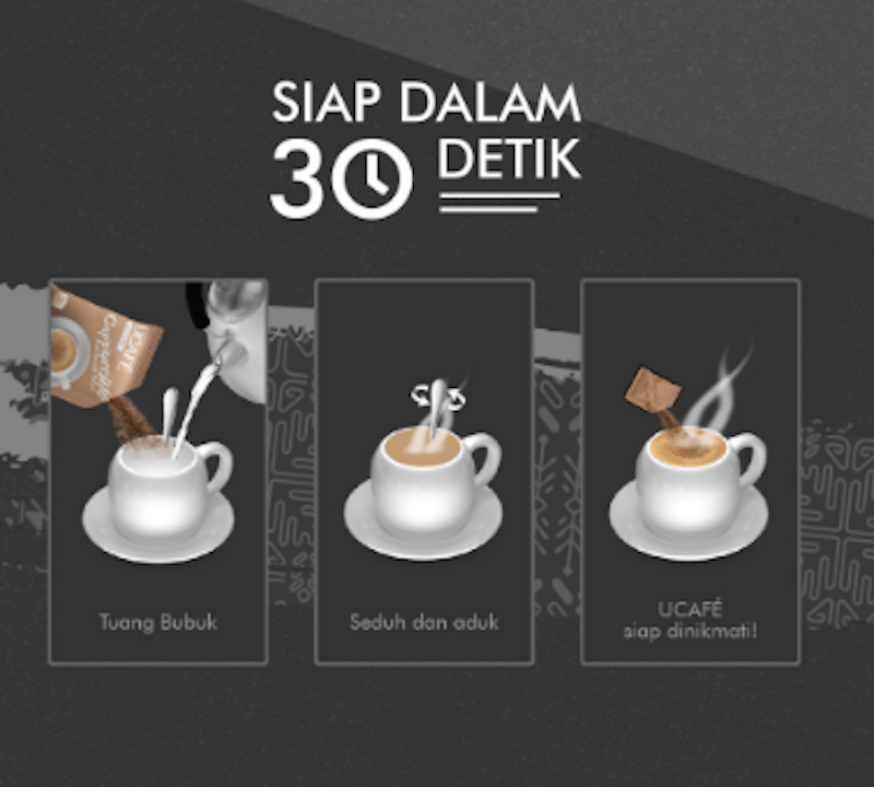 UCAFÉ Kopi Instan Cappuccino 4