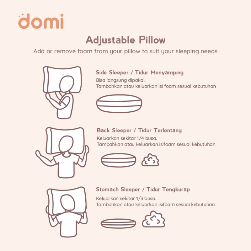Domi Memory Cloud Pillow 4