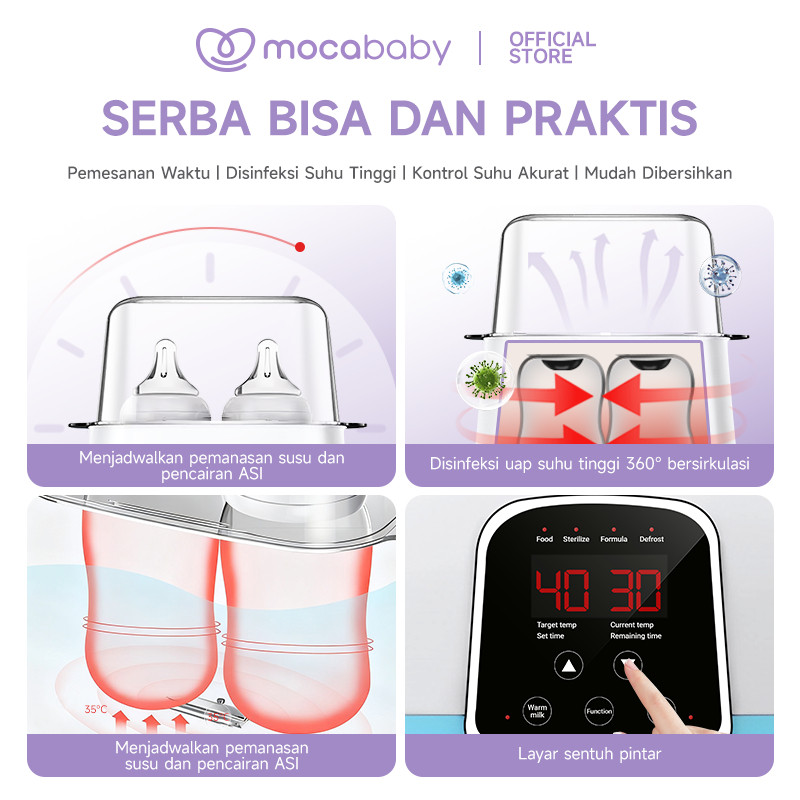 Mocababy 4 in 1 Botol Sterilizer Warmer 4