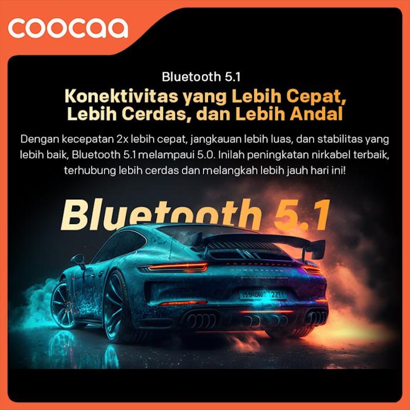 Coocaa 2K QLED TV 43 Inch Q55 + Speaker SS110 3