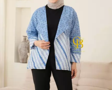  Gama Batik Blazer Batik Modern