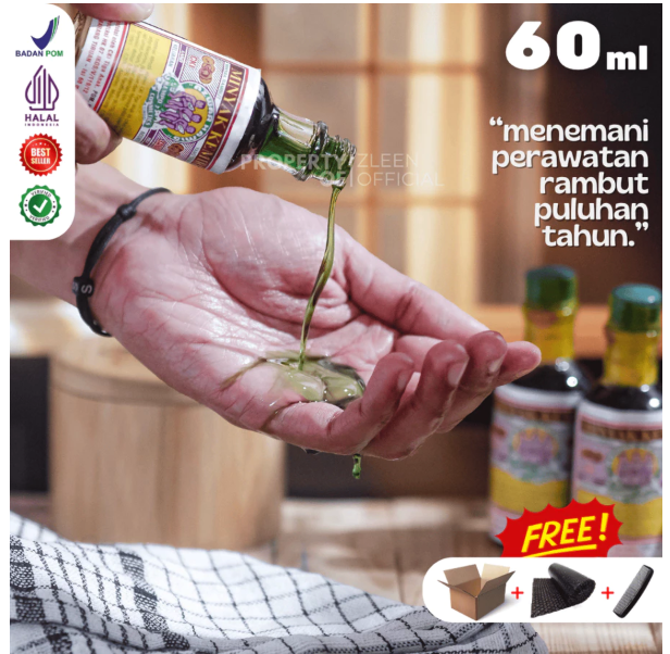 Cosmetics Kempo Industri Cap 3 Anak Minyak Kemiri 