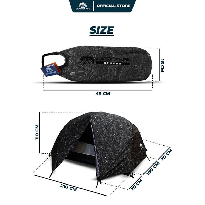 Bigadventure Tenda 3 Person Semeru Series 5