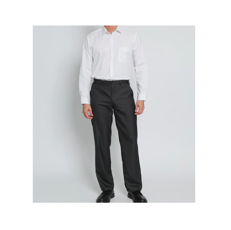 Valino Kemeja Slim Fit Lengan Panjang Putih Pria 4