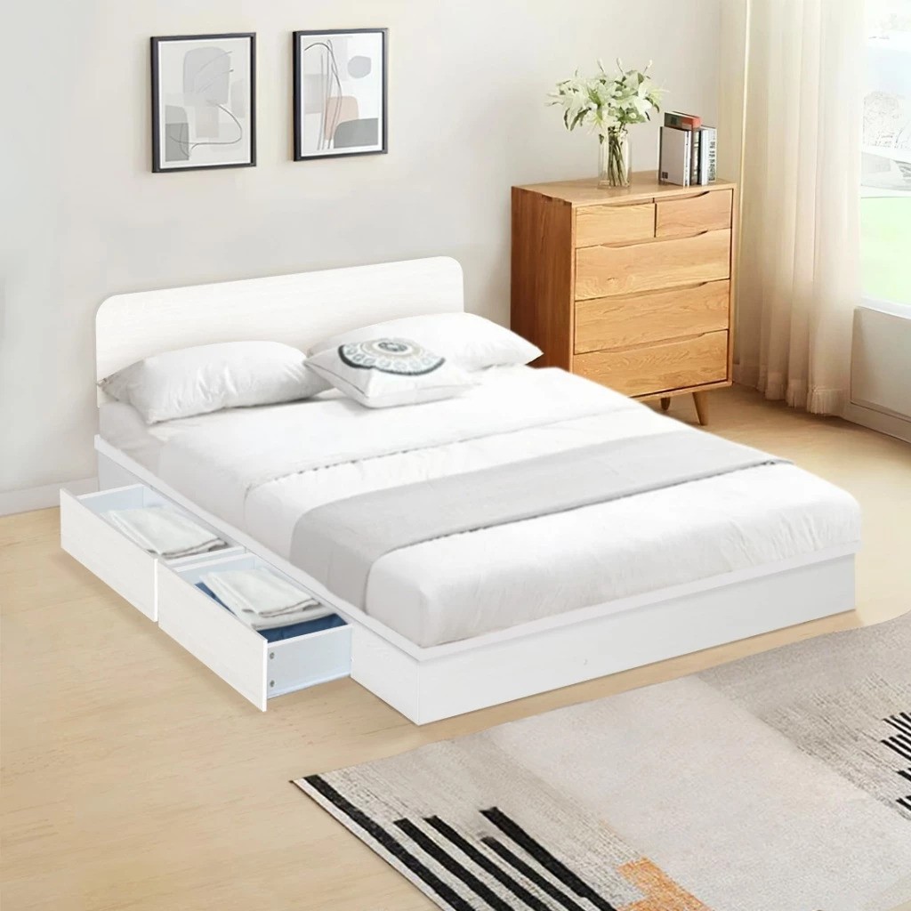 Kirana Furniture Industries Kirana Lowa Divan Set 180 White