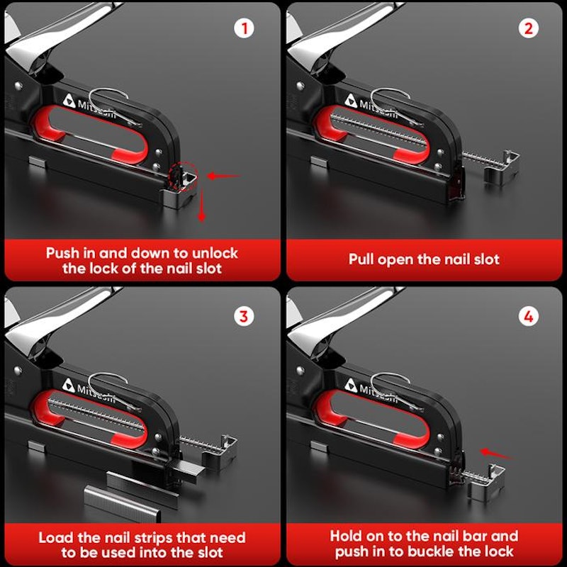 Mitsushi Stapler Gun 3 In 1 4