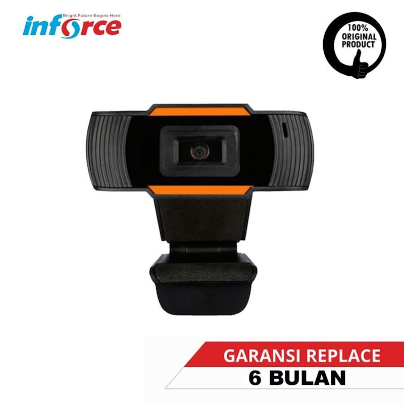 Inforce Webcam 720P Web Cam Built In Mic Full HD 4