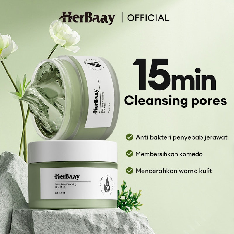 HerBaay Deep Pores Cleansing Clay Mask 3