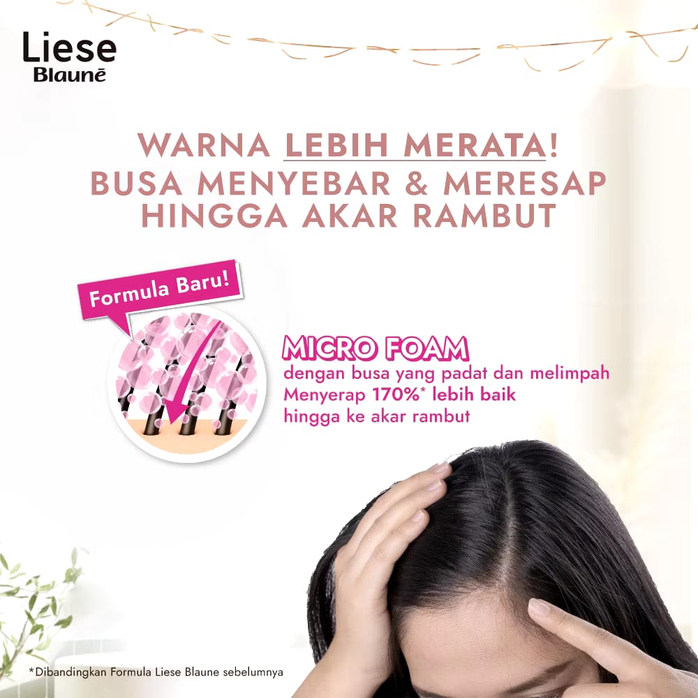 Kao Indonesia Liese Blaune Creamy Foam Color (Black Brown)