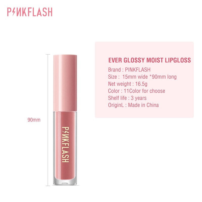 Lip Gloss Mosturizing G03 Bright Coral Red 4