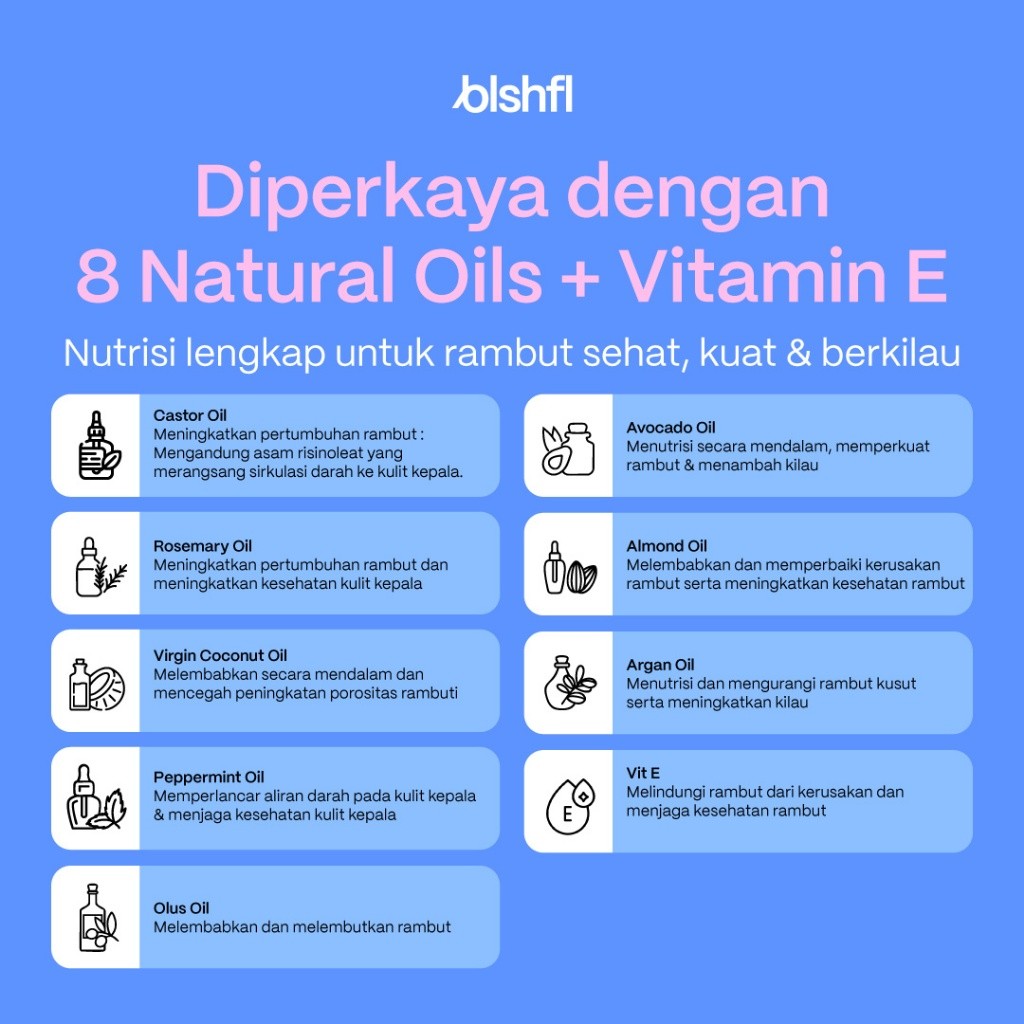 Continental Cosmetic BLSHFL Hair Oil Expert Serum