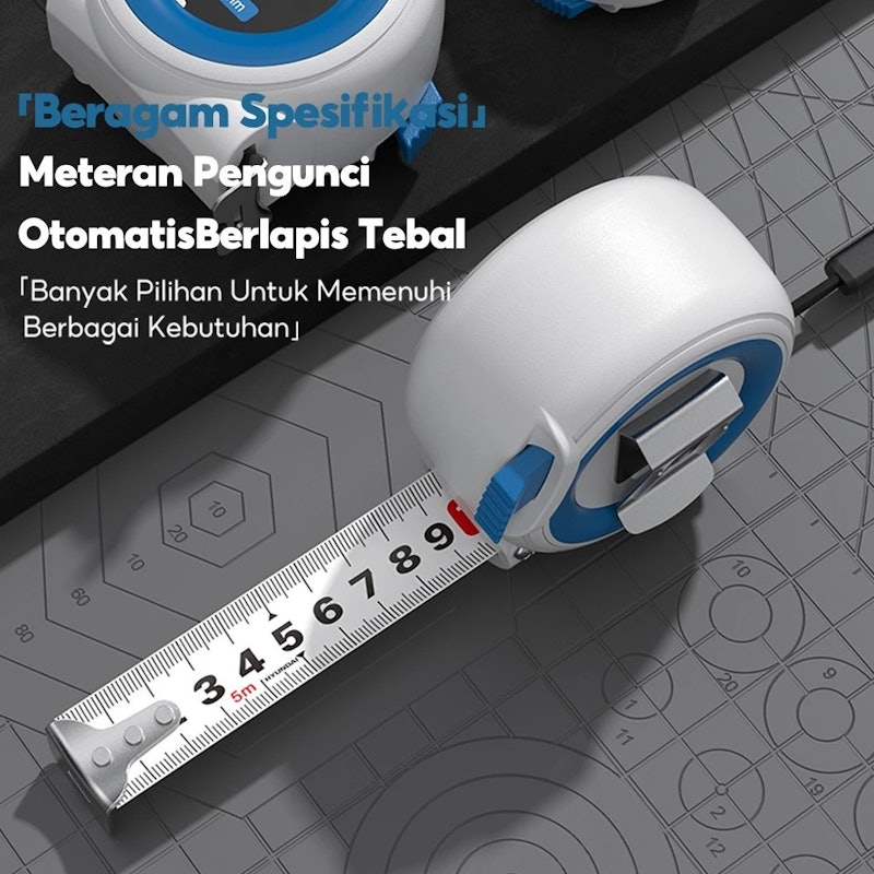 HYUNDAI Meteran Tukang Besi 3 meter 5
