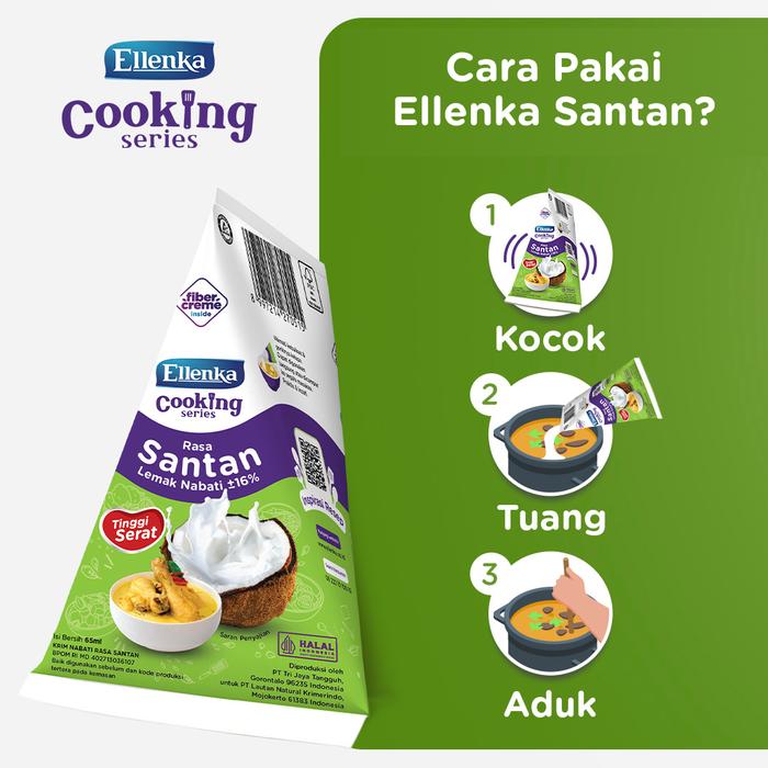 Lautan Natural Krimerindo Ellenka Cooking Series Rasa Santan 