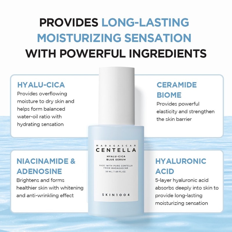 Madagascar Centella Hyalu-Cica Blue Serum 2