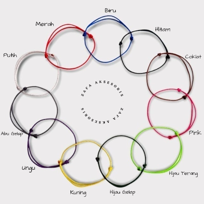 Gelang Magnet Couple Liontin Huruf Tali Tahan Air - ZBH X Circle Letter X Magnet 3