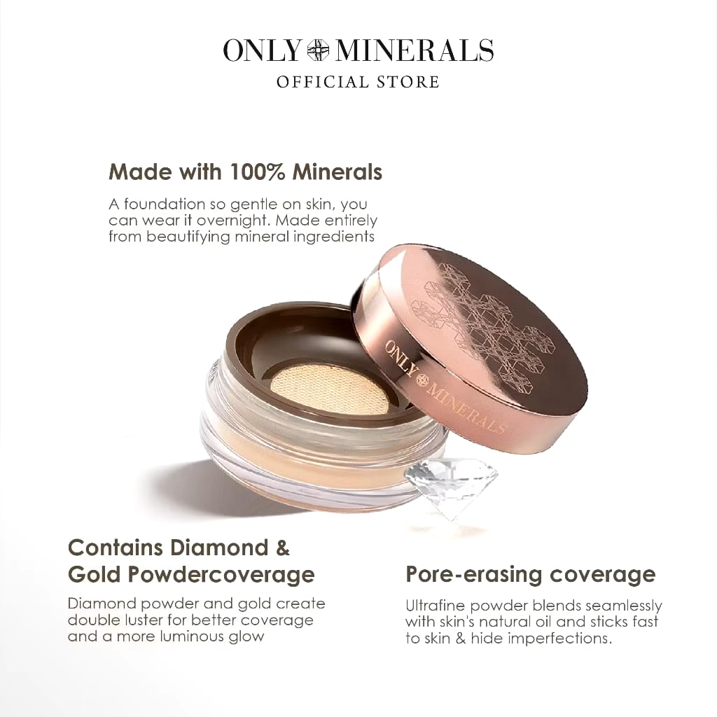 Ya-Man Only Minerals Premium Foundation Light Ochre