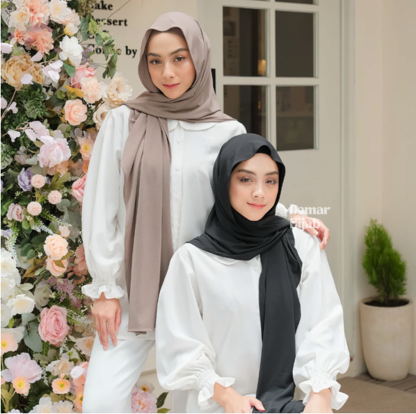 Demar Hijab  Demar Hijab Senna (Pashmina Inner 2in1 Jersey Super Premium)