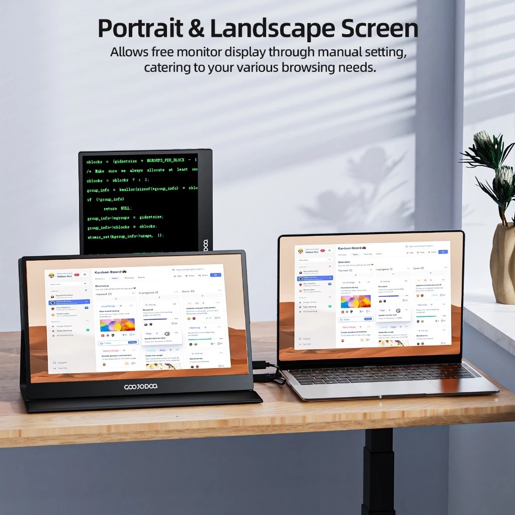 Quality Life Collection Goojodoq Portable Monitor 14 Inch