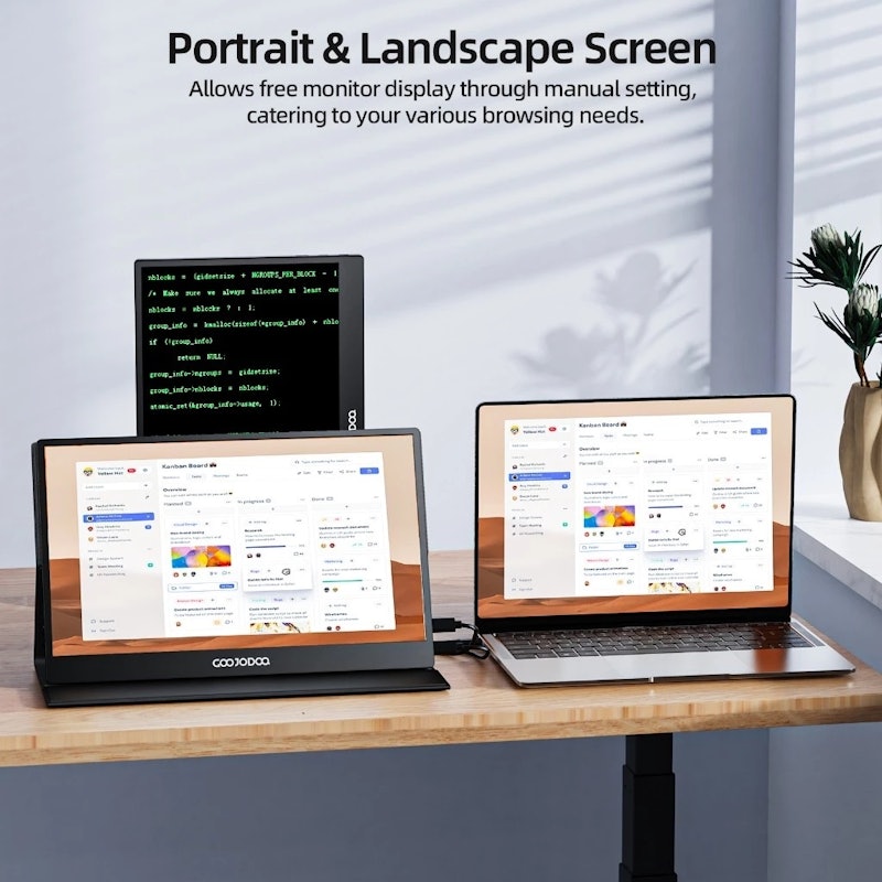 Goojodoq Portable Monitor 14 Inch 2