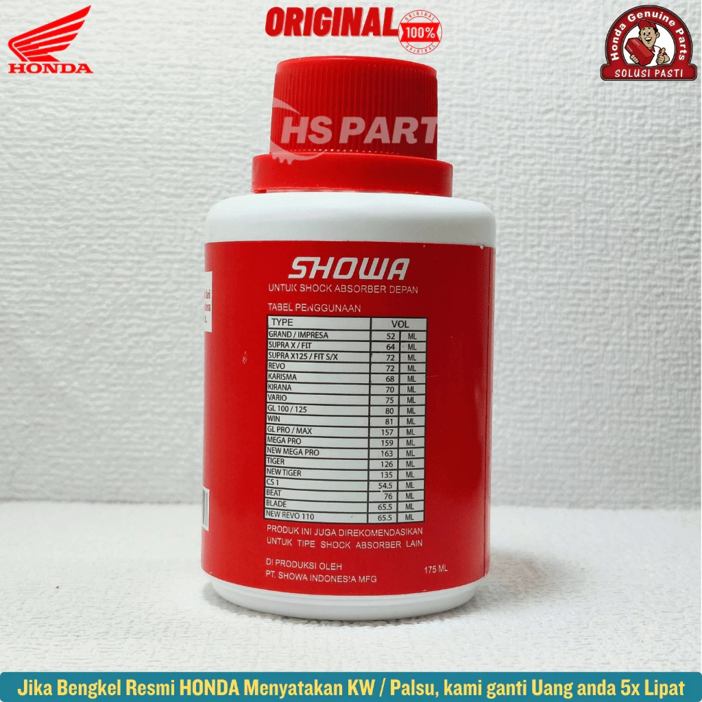Astra Honda Motor AHM Genuine Oil Shock