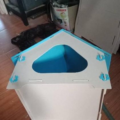Kandang Rumah Kucing 3D Puzzle 
