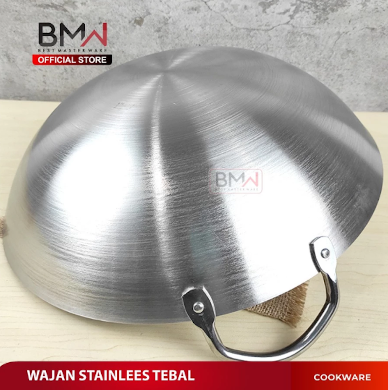 BMW Kitchenware Wajan Premium Stainless Steel 4
