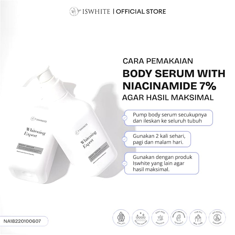 ISWHITE Whitening Expert Body Serum with Niacinamide 7% 2