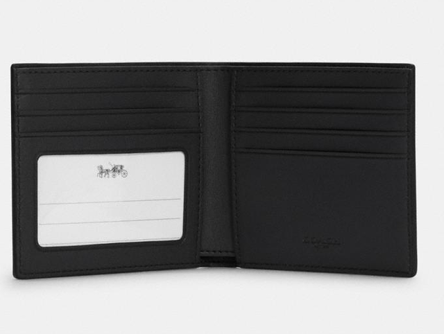 Id Billfold Wallet With Horse And Carriage Dot Print C4332