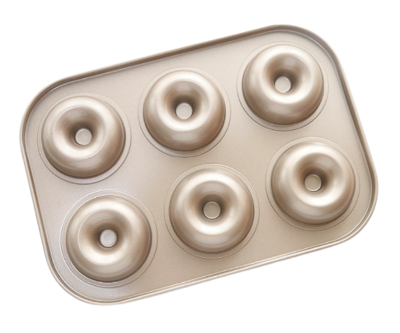 Loyang Teflon Emas Donut Mini 4