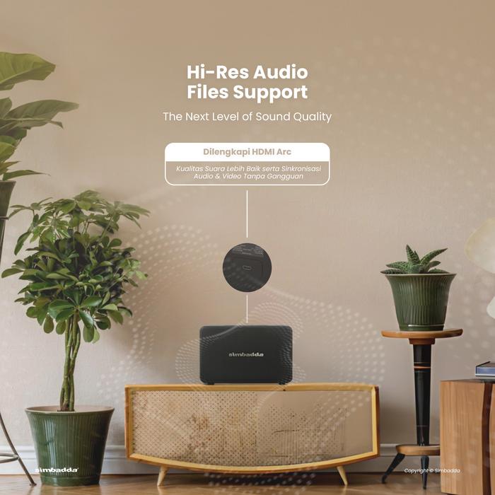 Simbadda Morie Retro Modern Speaker 3