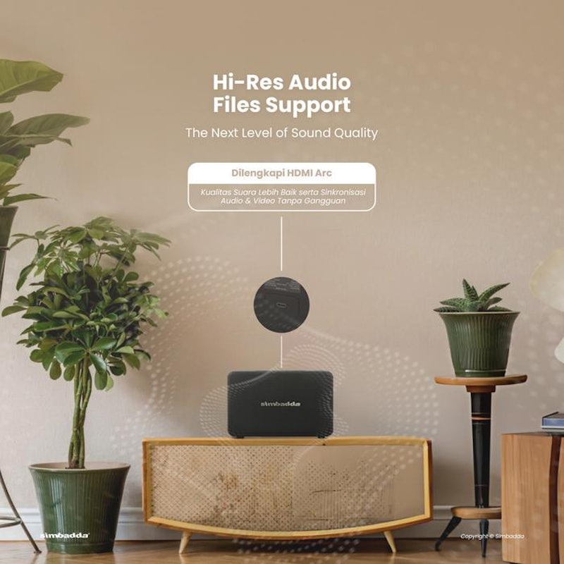 Simbadda Morie Retro Modern Speaker 3