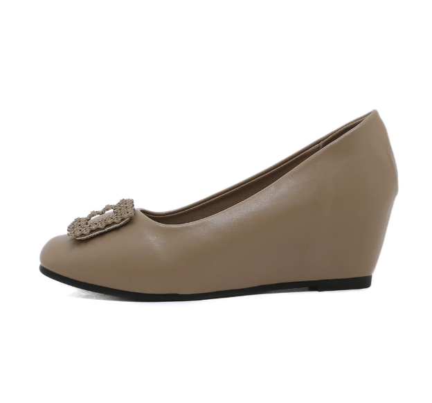  Bozka Sepatu Wedges Wanita Formal AMT7