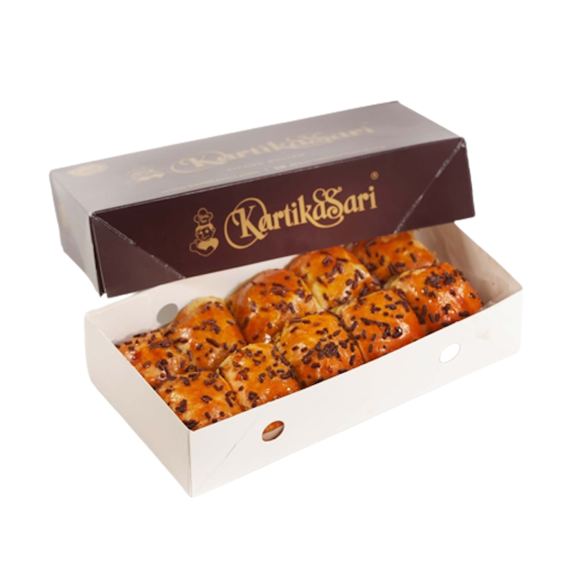 Kartika Sari Pisang Bollen Cokelat Keju 1