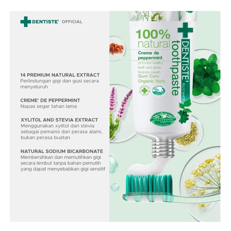 Dentiste 100% Natural Toothpaste 