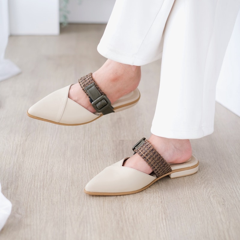 Cekhas - Pixy Cream Mules Wanita 2