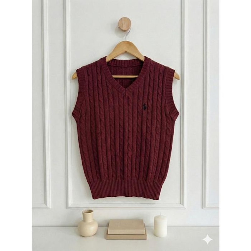 Dailyofprincess Paula Vest Cable Knit 4