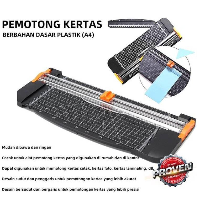 QUAFF Pemotong Kertas A4 3