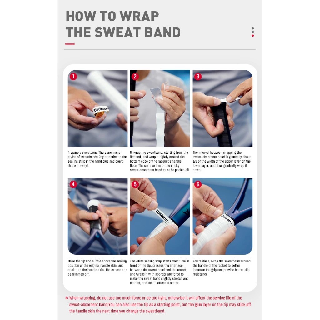 Wilson Sporting Goods Wilson AbsorbX Overgrip Tennis 3 Pack