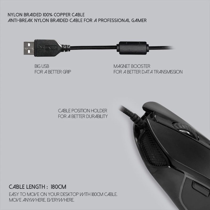 Fantech THOR Mouse Gaming Macro Standart 3