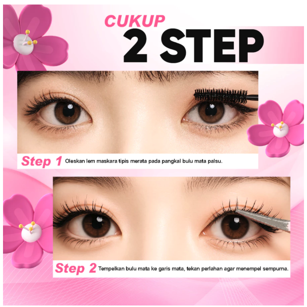 Beauty Essensial Indonesia Baisisi 2in1 Lash Glue Bond and Remover 