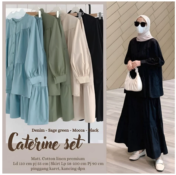  Caterine One Set Tunik 2in1