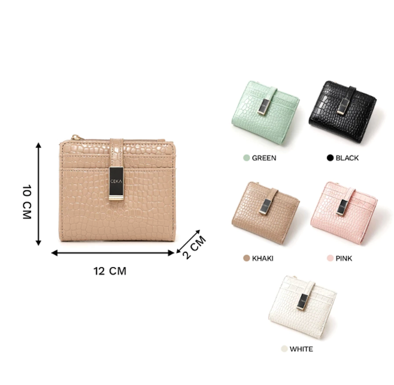 CEKA Pro Dompet Wanita Kulit Croco Mirage 2