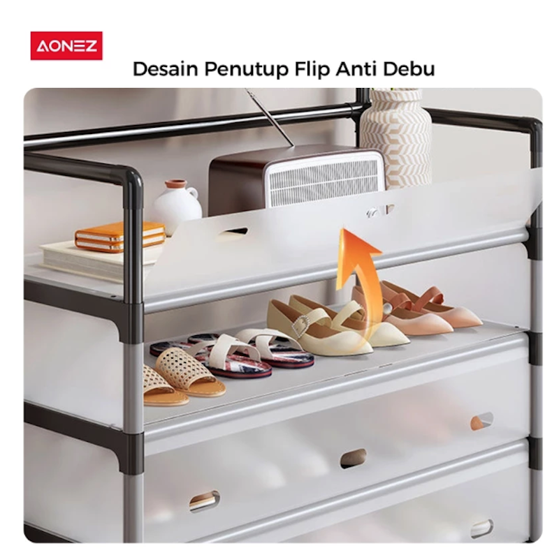 Aonez Rak Sepatu 2 in 1 3