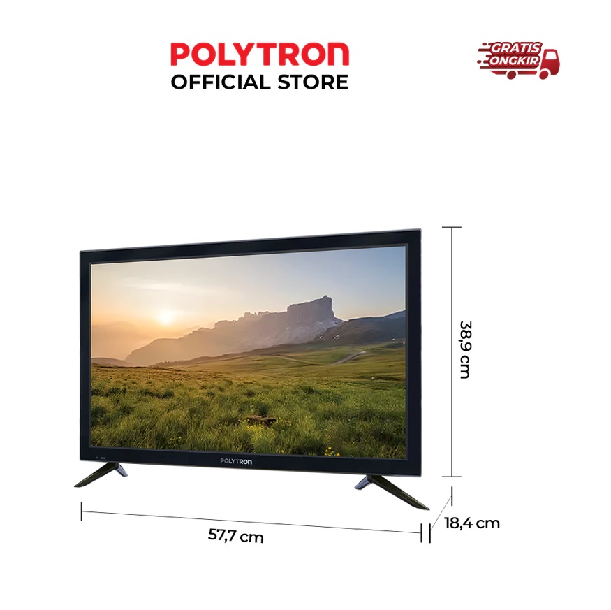 Hartono Istana Teknologi Polytron  24″ Digital TV PLD 24V1853