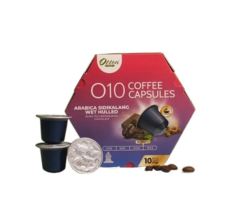 Otten Coffee Coffee Capsules Arabica Sidikalang Wet Hulled 1